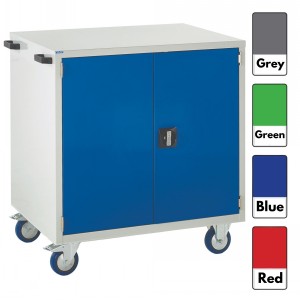 Euroslide Storage Cabinet Mobile 2 Door Cupboard